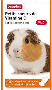 Friandises Naturaliss Healthy Vitamine C pour Cochon d'inde - Cunipic